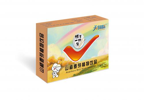 饭菜一扫光山楂麦芽植物饮品